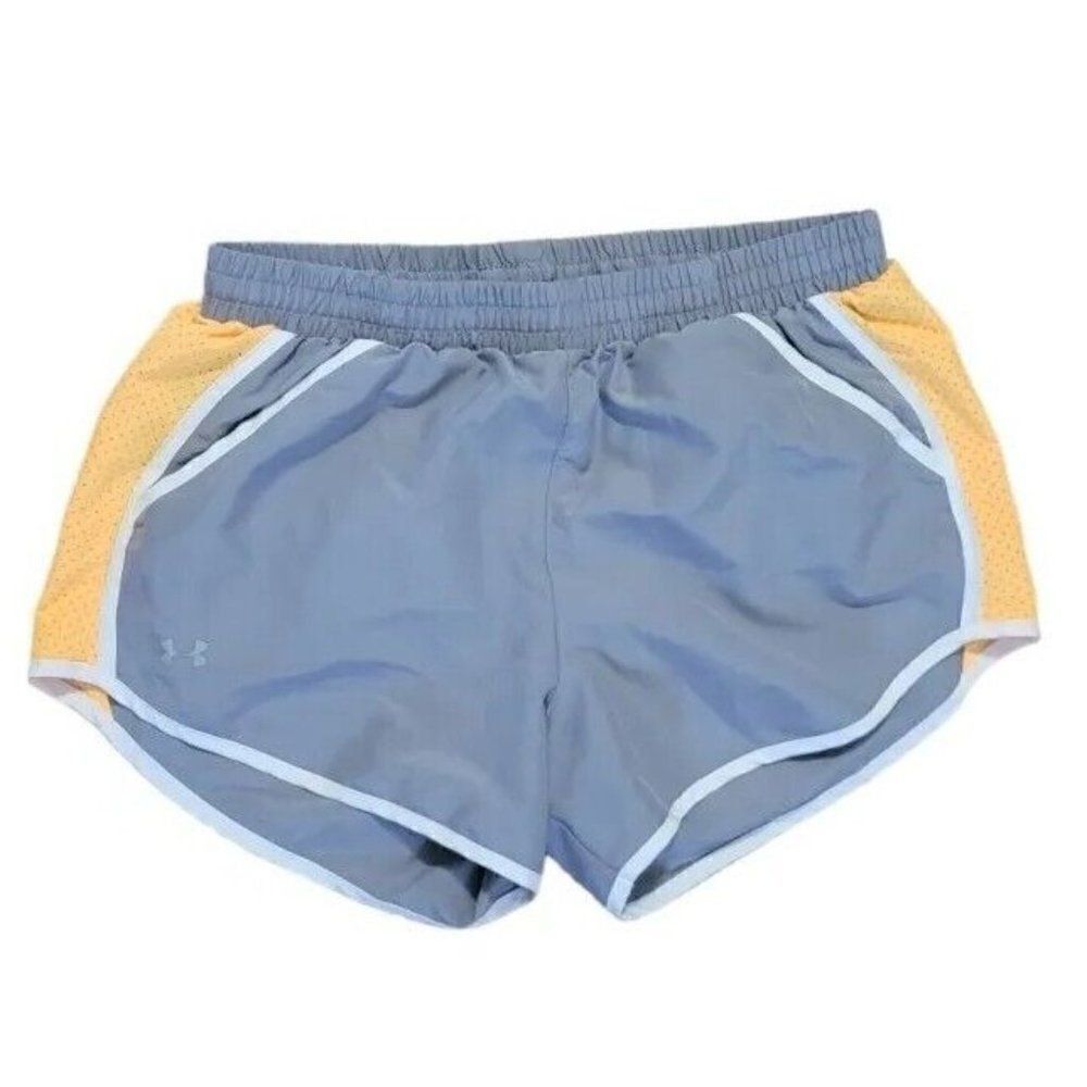 Under Armour Womens Shorts Size Small Loose Lined Heat Gear Gray